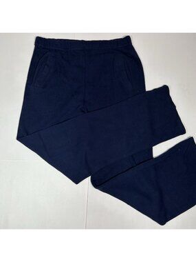 Vintage Pro Tour Navy Blue Track Pants Mens Athletic Warm Up Straight Leg Sz M ?